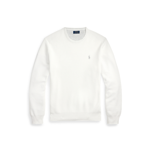 Textured Cotton Crewneck Jumper for Men Ralph Lauren UK