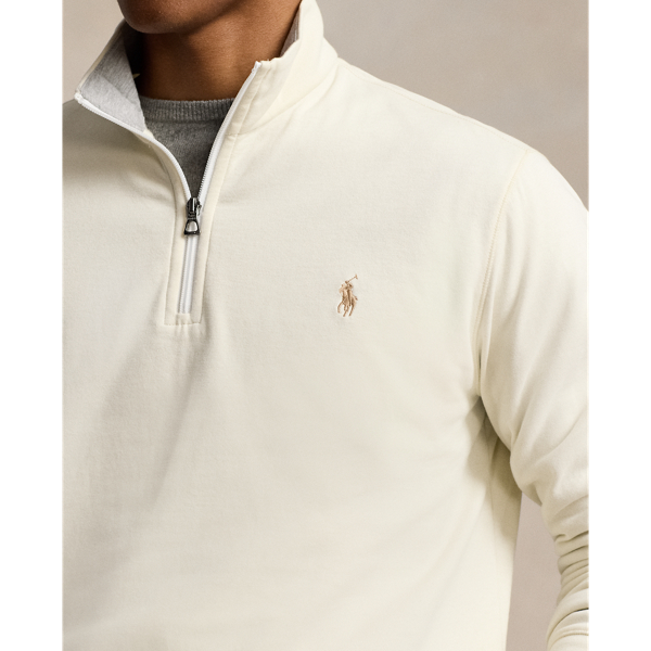 Luxury Jersey Quarter Zip Pullover