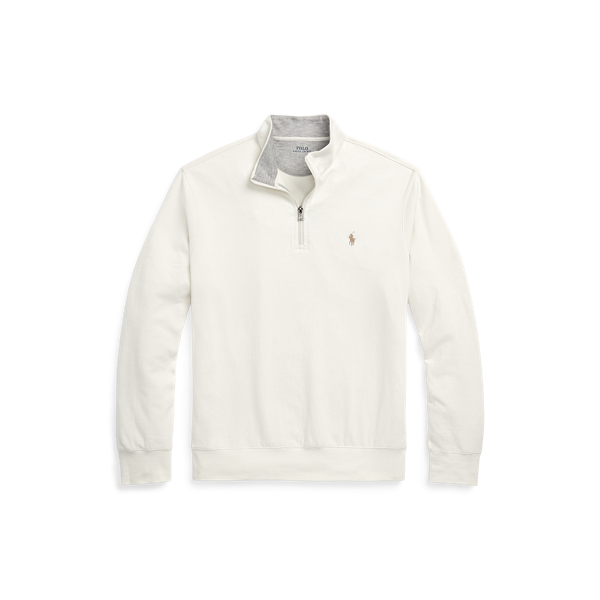 Luxury Jersey Quarter Zip Pullover for Men Ralph Lauren PK