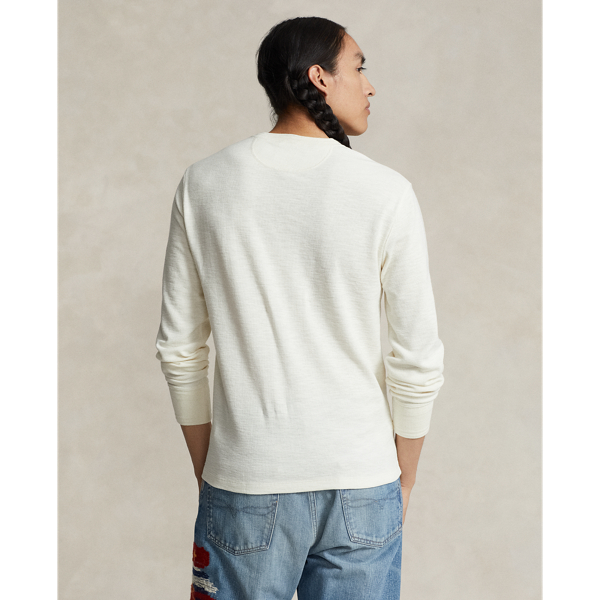Warm Cream PRL x Naiomi Glasses Henley Shirt Polo Ralph Lauren 5