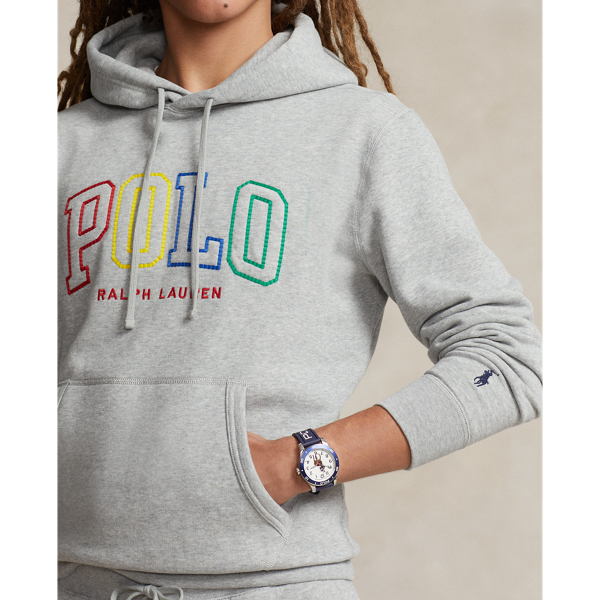 Andover Heather The RL Fleece Logo Hoodie Polo Ralph Lauren for fall 6