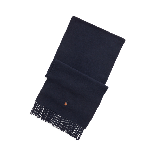 Fringe Virgin Wool Scarf Polo Ralph Lauren 1