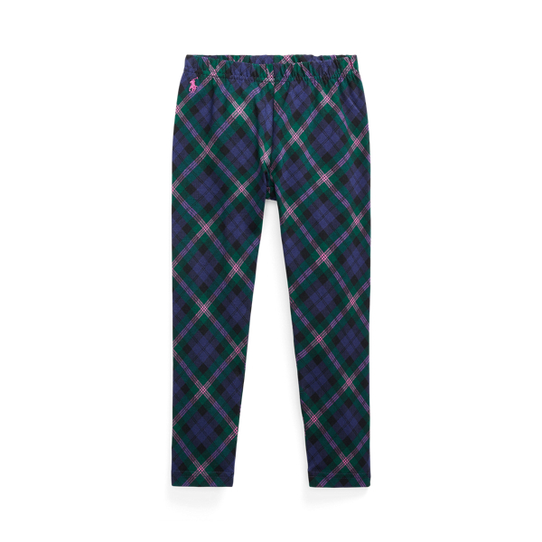 Plaid Stretch Jersey Legging