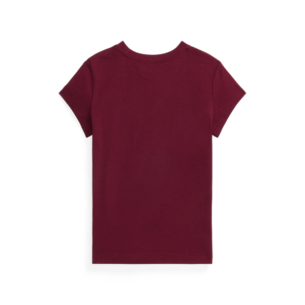 Mp28 Wine Big Pony Cotton Jersey T-shirt Girls 1.5-6.5 Years 2