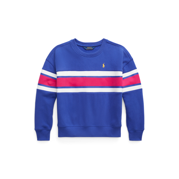 Sudadera de felpa con rayas