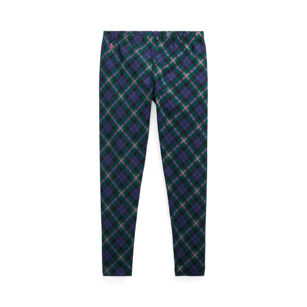 Plaid Stretch Jersey Legging