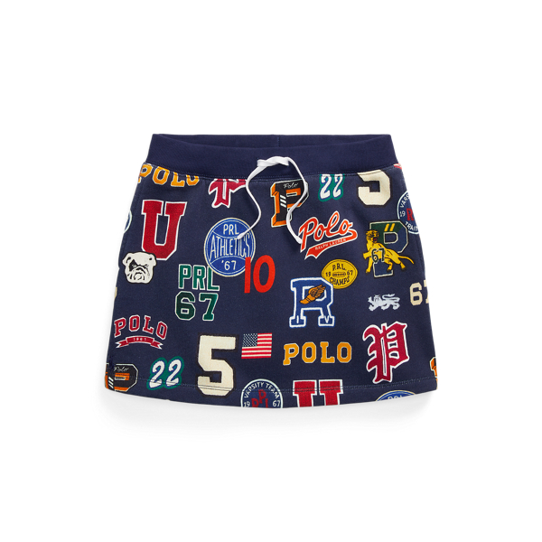 Collegiate-Inspired Fleece Skirt