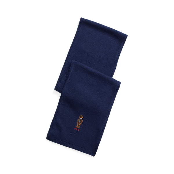 Polo Bear Knit Scarf