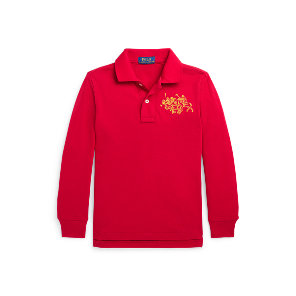 Lunar New Year Triple-Pony Polo Shirt Boys 1.5-6 Years 1