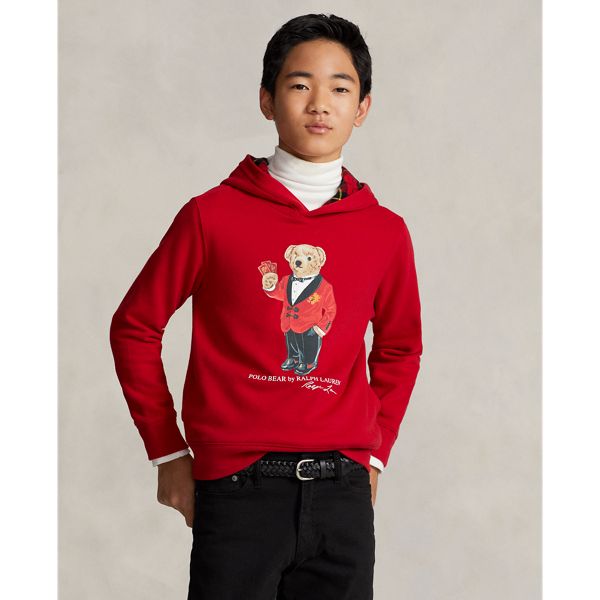 Lunar New Year Polo Bear Fleece Hoodie for Boys Ralph Lauren® IN