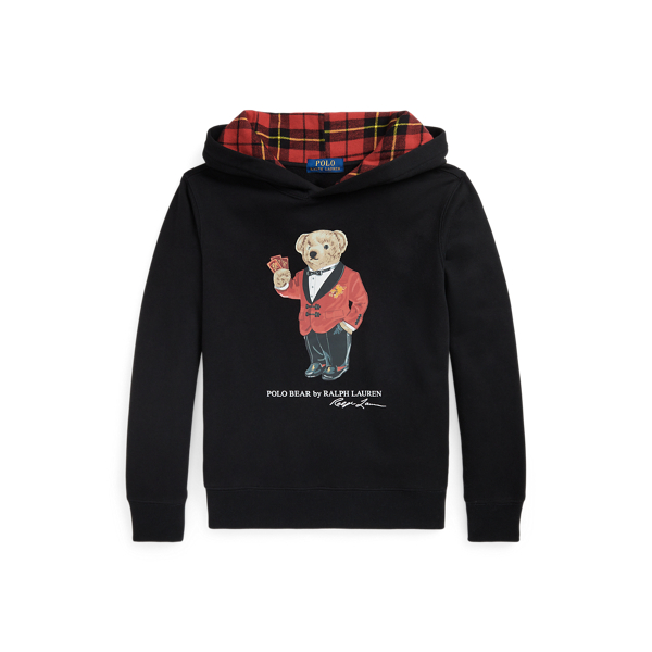 Lunar New Year Polo Bear Fleece Hoodie