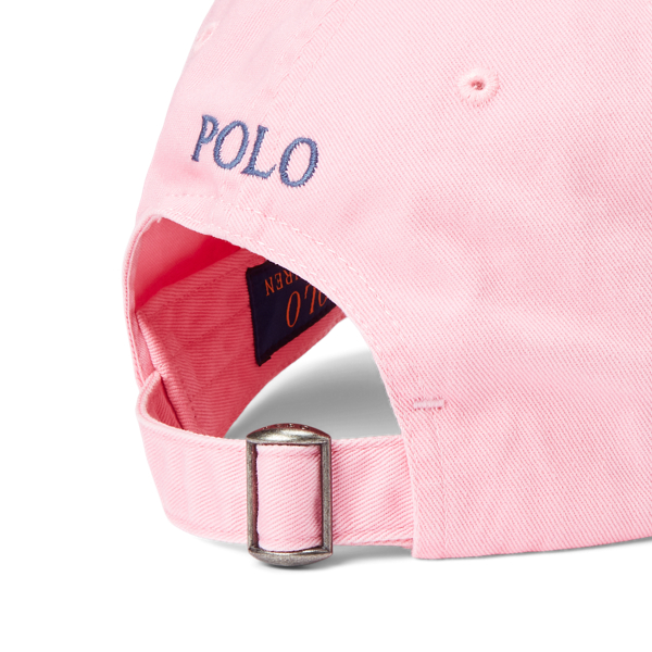 Course Pink The Iconic Cotton Chino Ball Cap Polo Ralph Lauren for fall 3