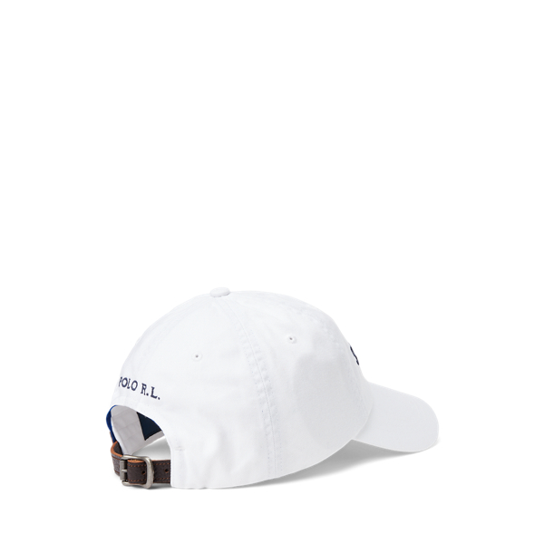White Embroidered Twill Ball Cap Polo Ralph Lauren 2