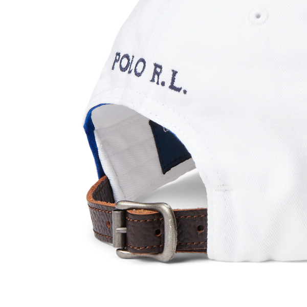 White Embroidered Twill Ball Cap Polo Ralph Lauren 3