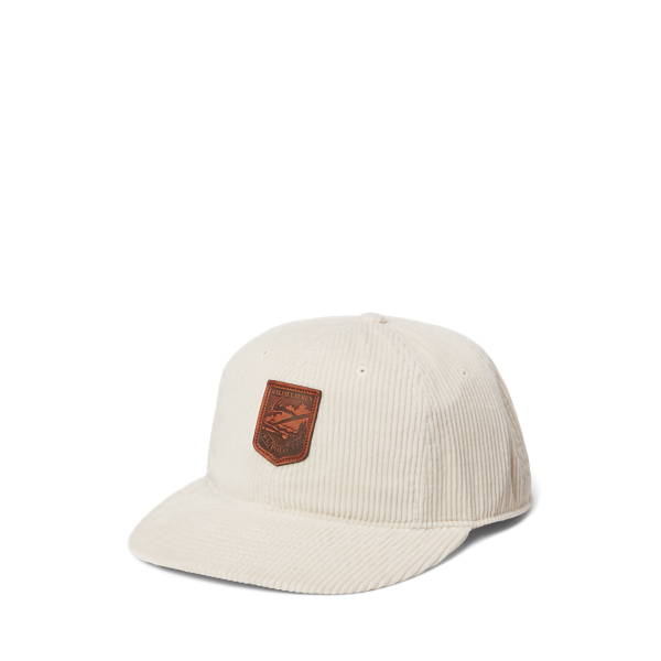 Logo-Patch Corduroy Ball Cap