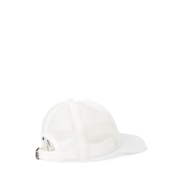 Deckwash White Nautical Twill Trucker Cap Polo Ralph Lauren 2
