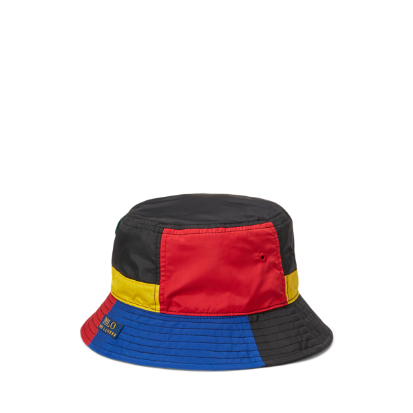 Sapphire Star/Polo Black Reversible Color-Blocked Bucket Hat Polo Ralph Lauren 2