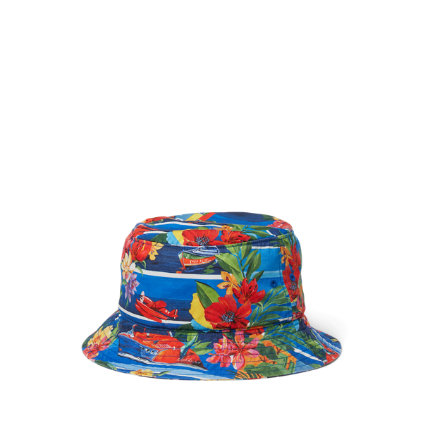 Tropical Print Twill Bucket Hat