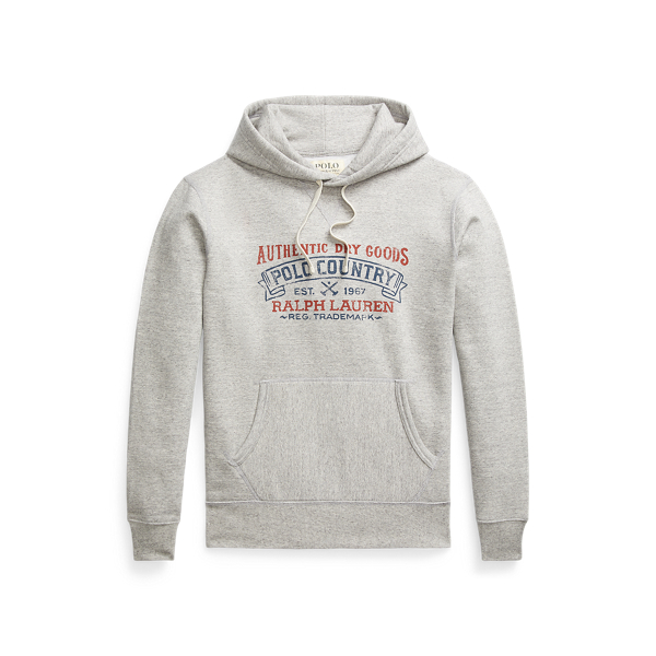 Polo Denim Fleece Hoodie