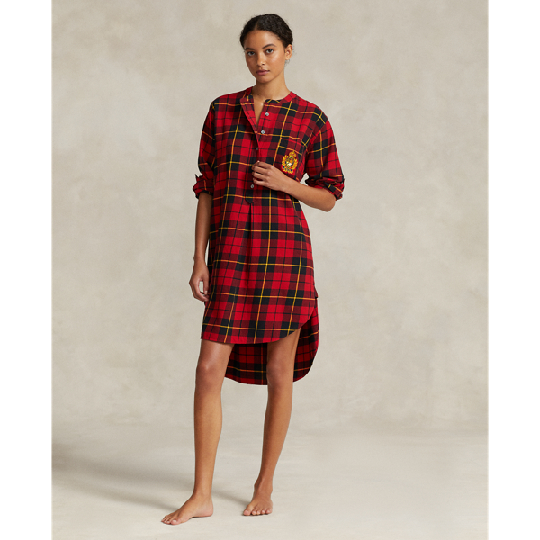 淳子ママ　 Ralph Lauren チェック柄ロングシャツ 6号 楽天市場】【P5倍! 1/16 09:59迄】【ベルメゾン】 親子でリンク