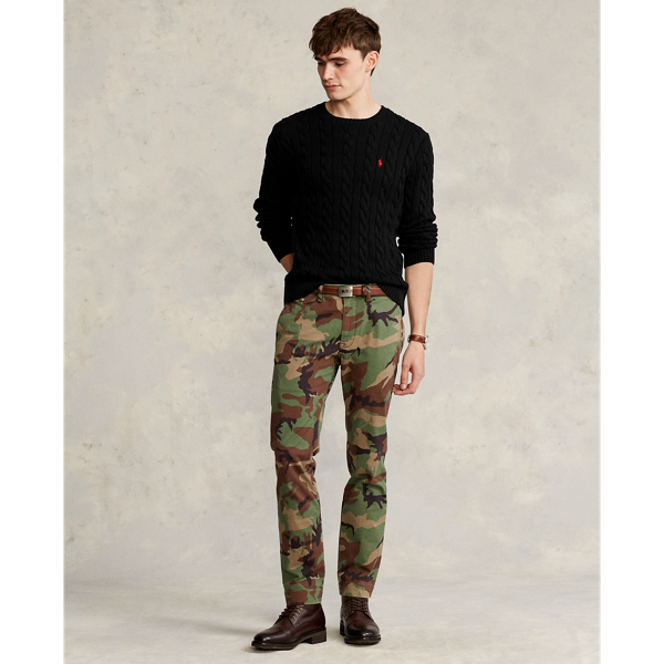 Cable-Knit Cotton Sweater Polo Ralph Lauren in Black 4