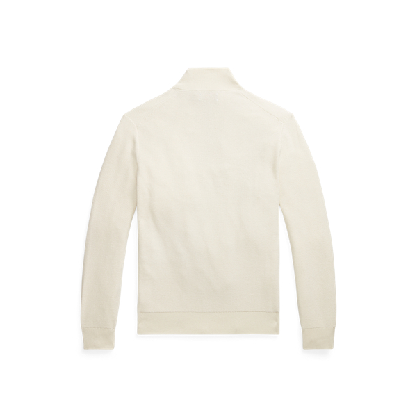 Pullover aus Baumwollpiqu&eacute; Polo Ralph Lauren in Antikcreme 2