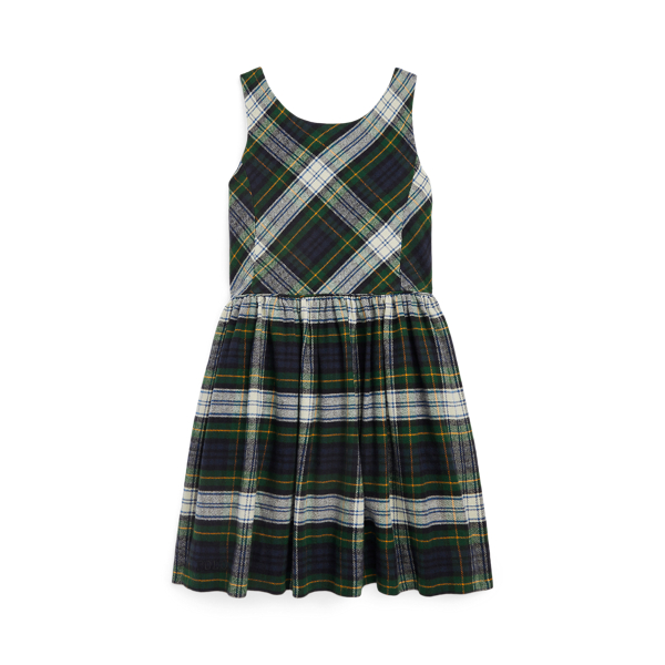 Plaid Cotton Twill Dress