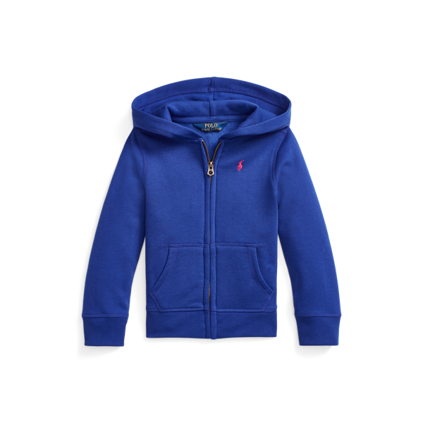 Fleece-Kapuzenjacke mit Rei&szlig;verschluss