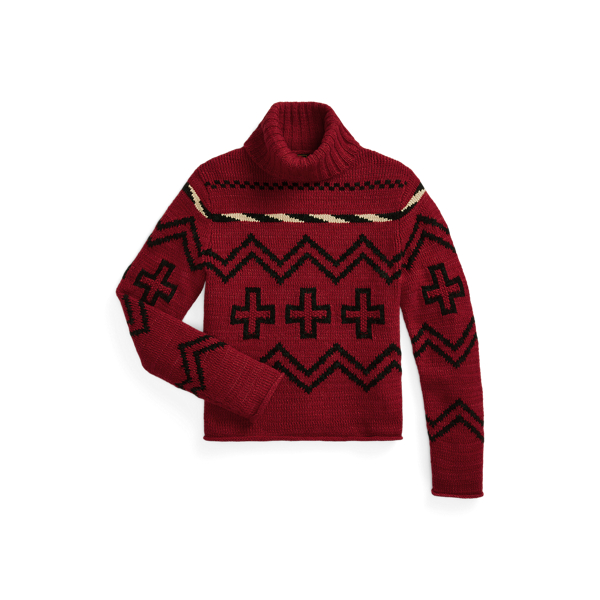 PRL x Naiomi Glasses Wool-Linen Jumper for Women | Ralph