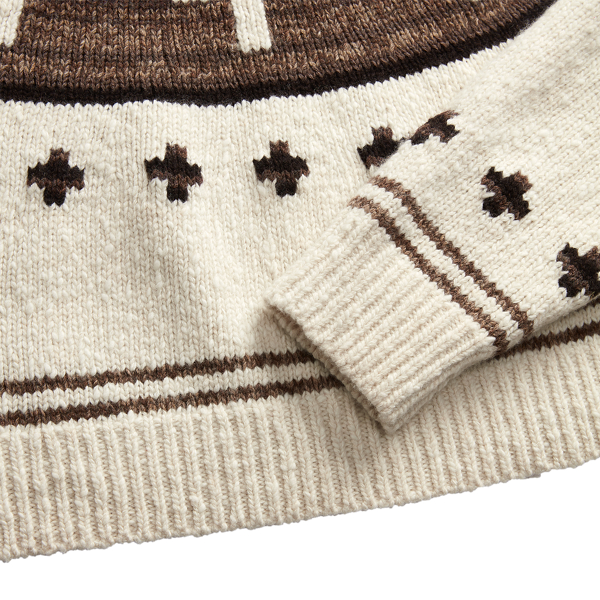 White Multi PRL x Naiomi Glasses Wool-Blend Jumper Polo Ralph Lauren 8