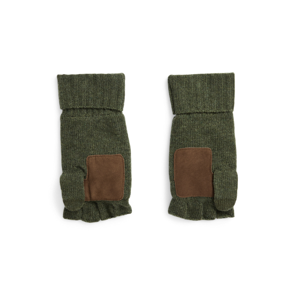 Merino-Wool-Blend Convertible Gloves