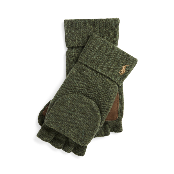 Merino-Wool-Blend Convertible Gloves