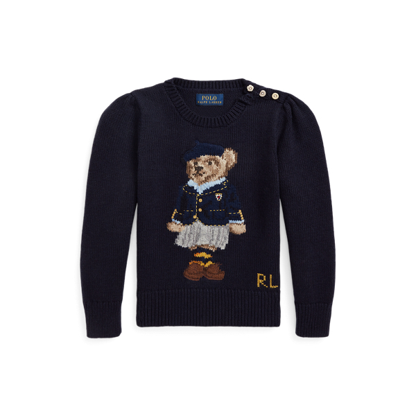 Polo Bear Cotton-Blend Jumper