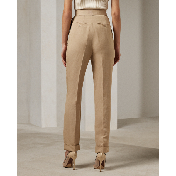 Clay Evanne Linen-Blend Pant Ralph Lauren Collection 5