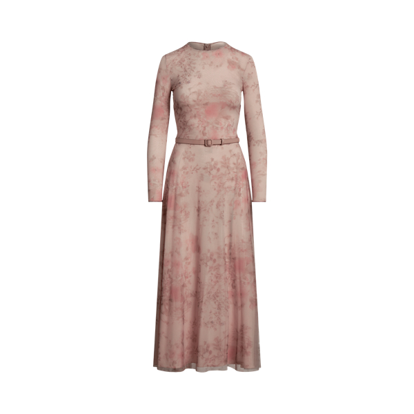 Robe de cocktail Alisen fleurie en tulle