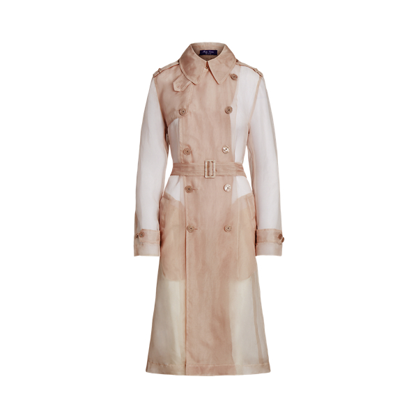 Organza trench coat best sale