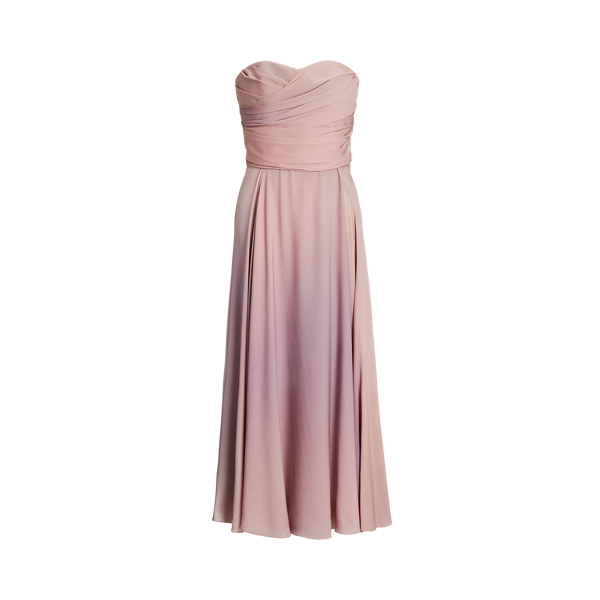 Vestido de c&oacute;ctel Leanne de georgette Ralph Lauren Collection en 1