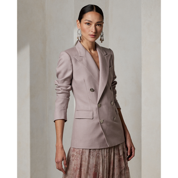 Mauve Camden Cashmere Jacket Ralph Lauren Collection 1