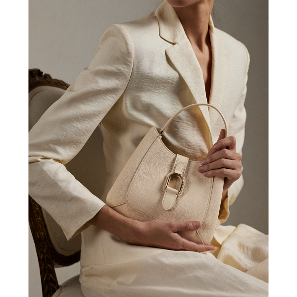 Fawn Welington Calfskin Mini Shoulder Bag Ralph Lauren Collection 8
