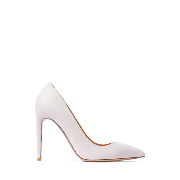 Pumps Celia aus Ziegenwildleder Ralph Lauren Collection in 1
