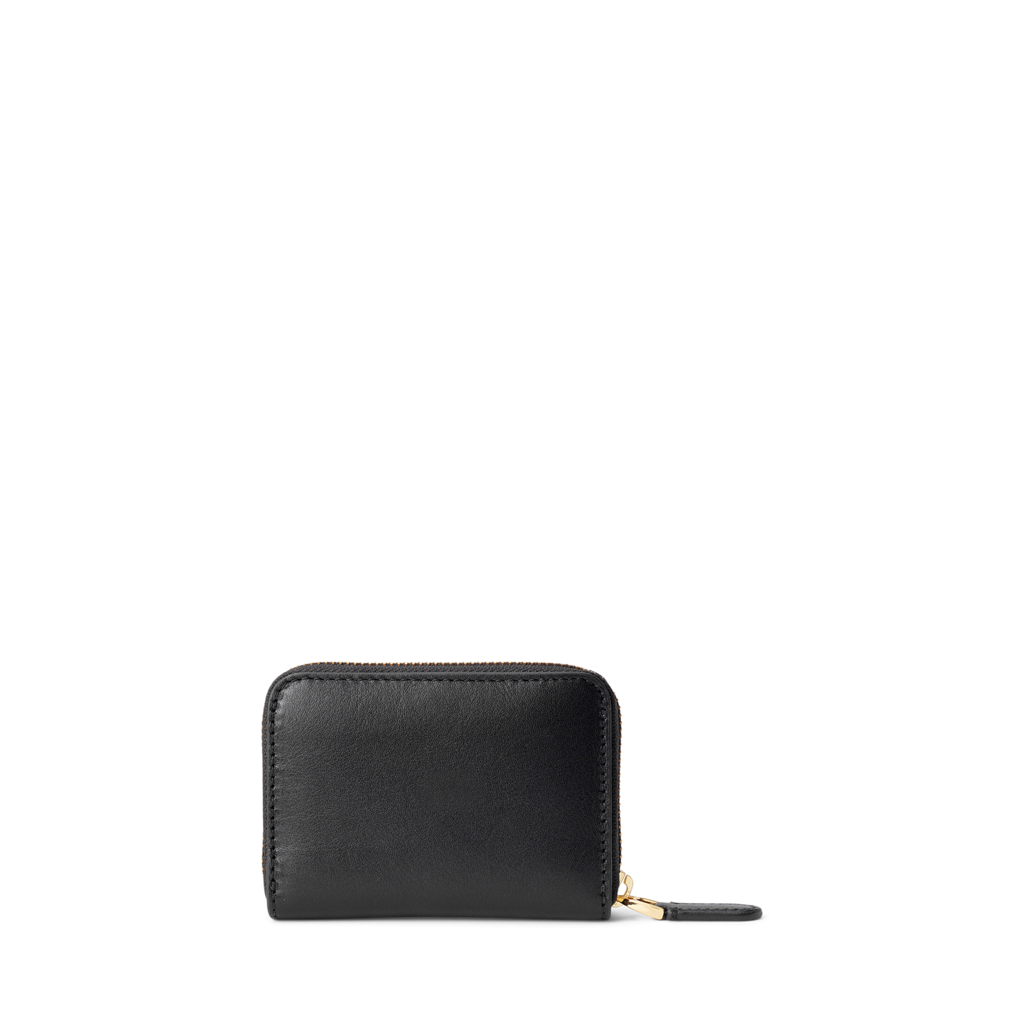 Женский кошелёк Ralph Lauren Leather Continental Wallet, цвет: Чёрный — фото 1