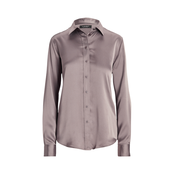 Camisa de charmeuse de raso Lauren en 1