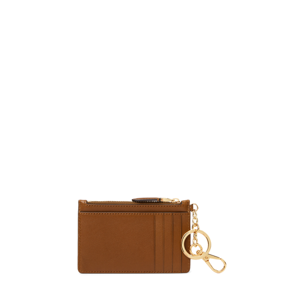 コインケース・小銭入れ LAUREN RALPH LAUREN Embossed Leather Zip Card Case Lauren Ralph Lauren Croc-Embossed Leather Zip Card Case - Macy's