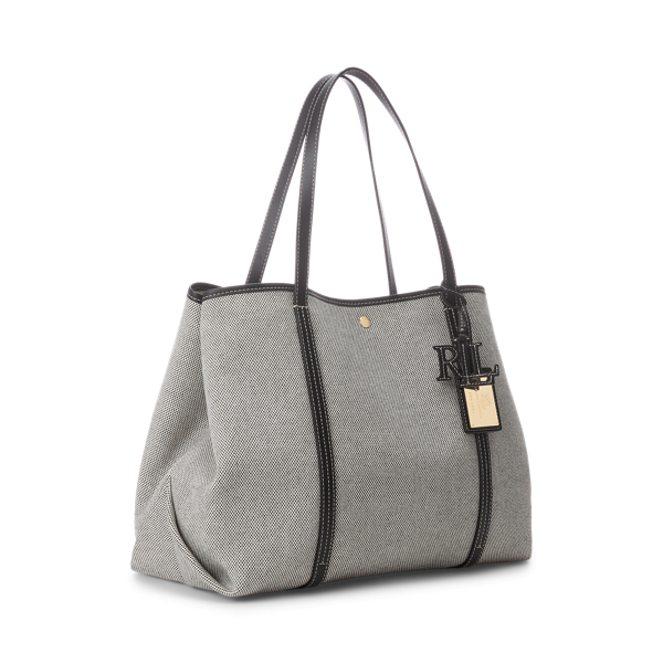 Canvas Leather Large Emerie Tote