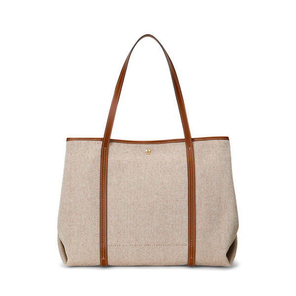 Ralph lauren tan tote best sale