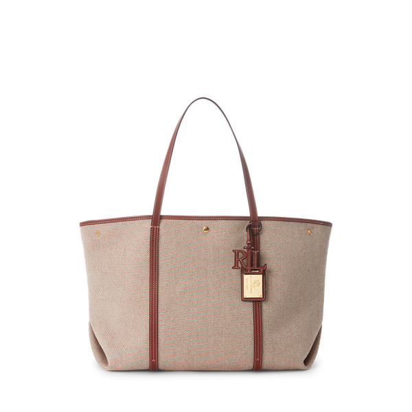 Canvas Leather Large Emerie Tote