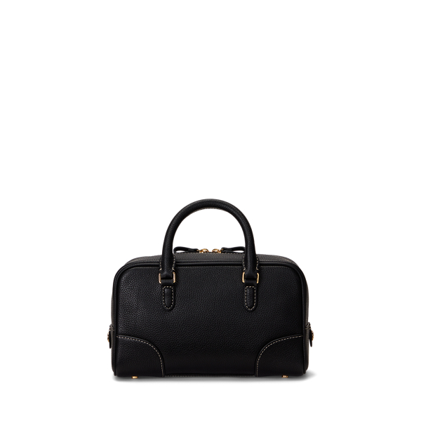 Pebbled Leather Small Emerie Satchel