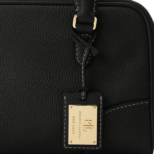 Pebbled Leather Small Emerie Satchel