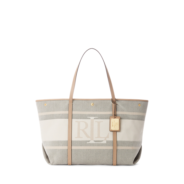 Tote Emerie grande in jacquard con logo