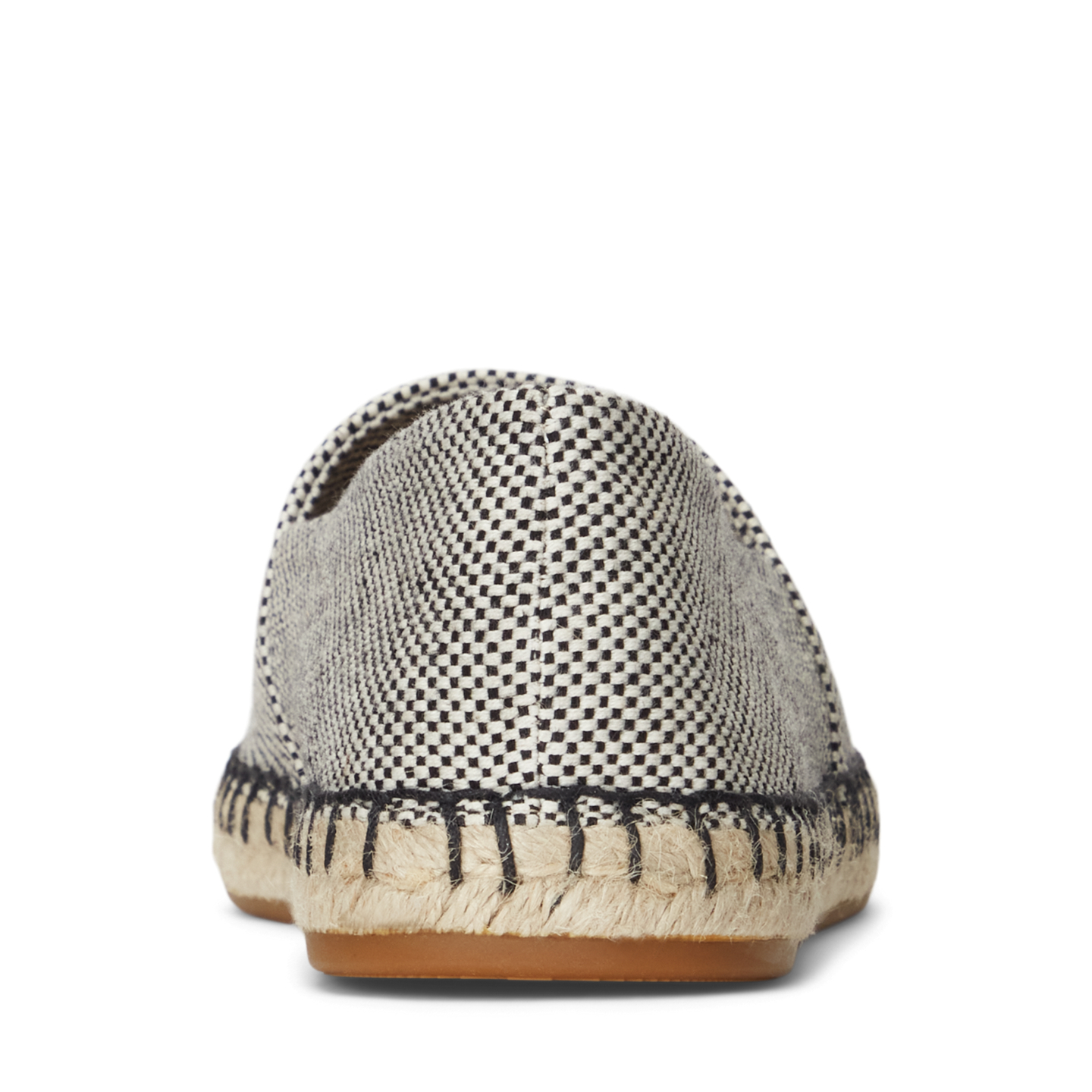 Женские сандалии Ralph Lauren Cameryn III Canvas & Leather Espadrille, цвет: Натуральный / Чёрный — фото 2